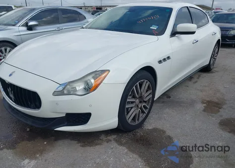 2015 Maserati Quattroporte S Q4 z USA, uszkodzony, nr VIN ZAM56RRA9F1131527